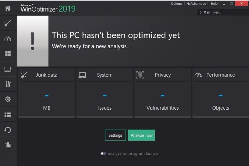 Ashampoo WinOptimizer best optimization tool for Windows 10