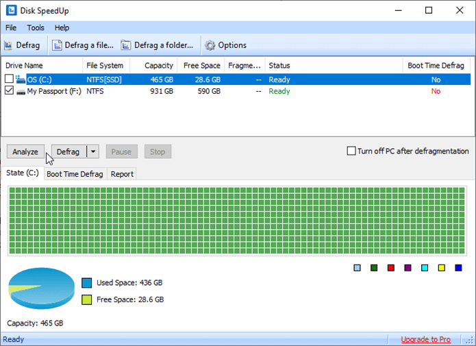 Glarysoft Disk SpeedUp best disk defrag program