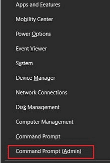 Open Command prompt in Windows 10