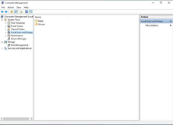 Choose the Users option to proceed unlock Windows 7/8/10 laptop password