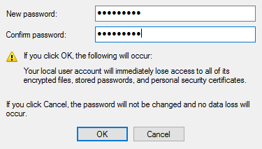 enter a new password for Windows xp administrator account