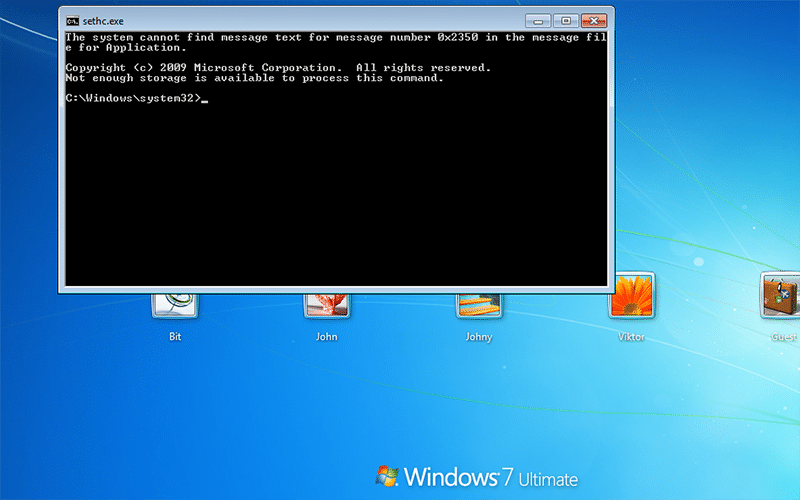 force Command Prompt to open up