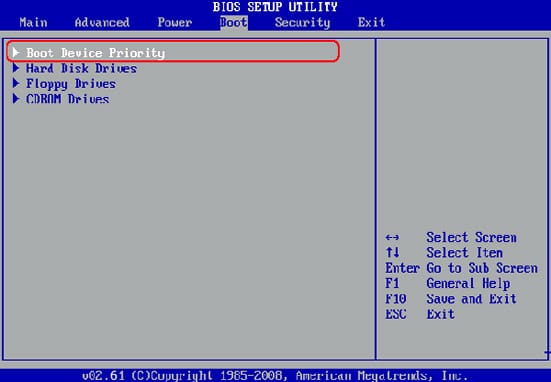 Ustawienie systemu BIOS dla domyślnego resetowania hasła administratora systemu Windows 7
