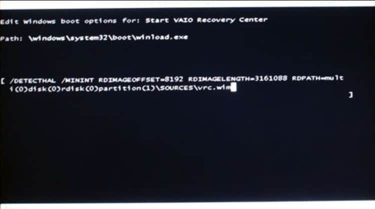 Enter to Recovery Center of Sony Vaio laptop