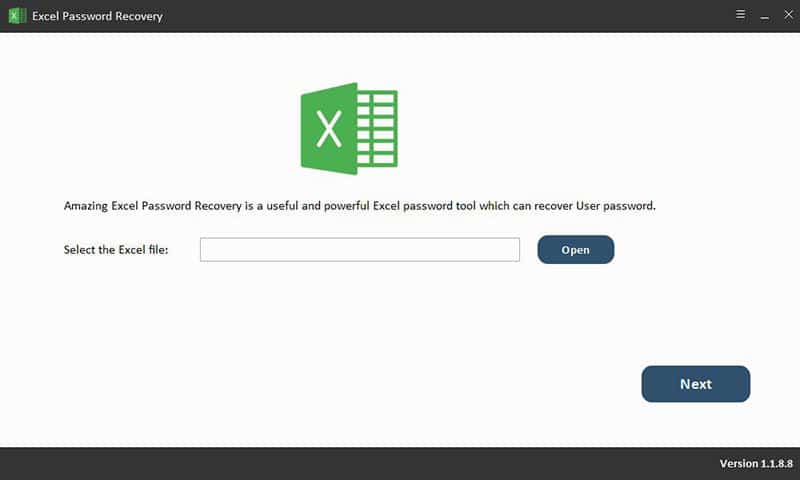 Amazing Share Excel Password Recovery