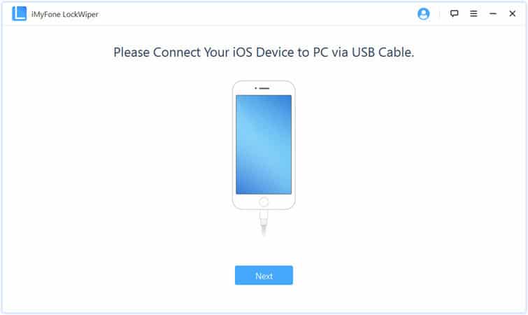 connect locked iPhone 6 with the pc to bypass