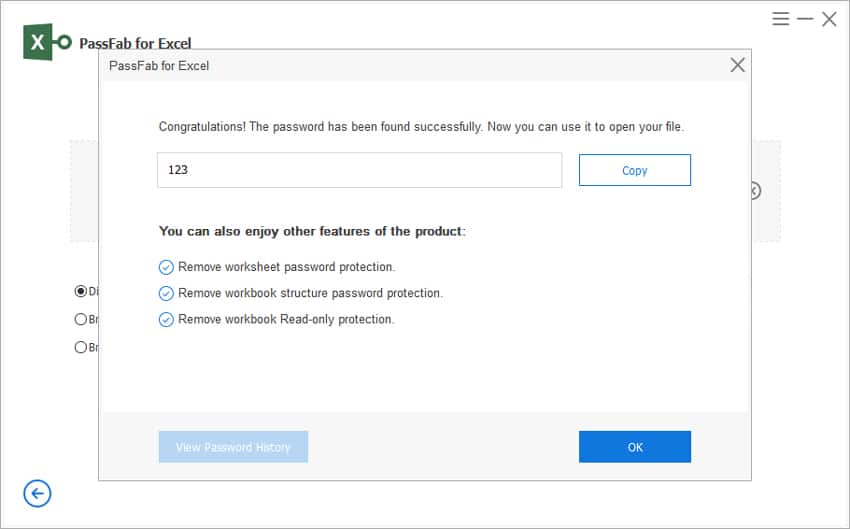 Passwort für Excel-Datei entschlüsseln, nachdem Sie auf Wiederherstellen geklickt haben