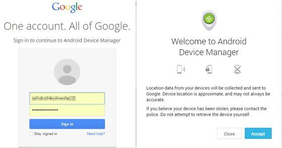 connectez-vous à votre compte Google pour déverrouiller le mot de passe de votre téléphone Android