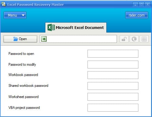Rixler Excel Password Recovery Master