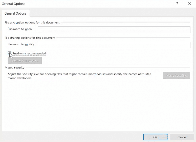 How to Make A Word Document Read Only Windows Password Reset